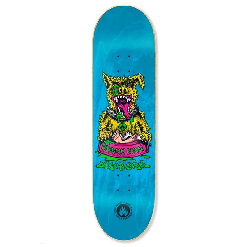 Black Label Patrick Ryan Sick Dog Skateboard Deck 8.25"