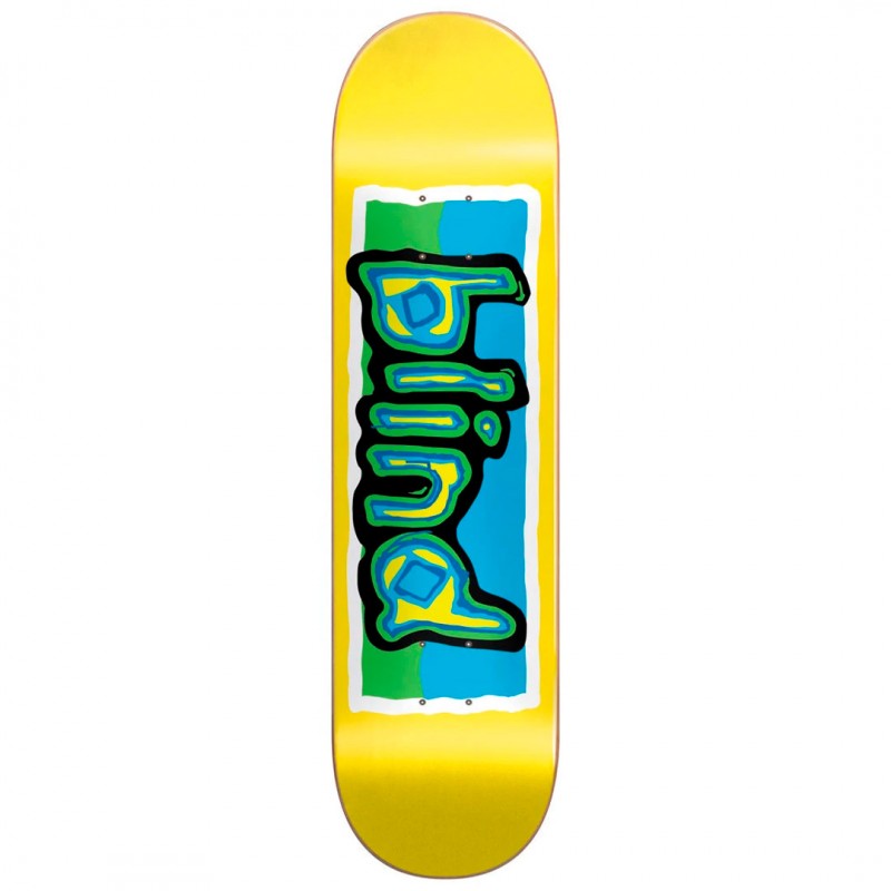 Tábua Skate Blind Colored Logo Yellow - 8.0"