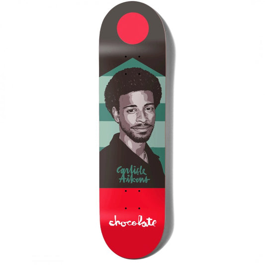 Chocolate Carlisle Aikens Hecox Portrait Skateboard Deck 8.25"