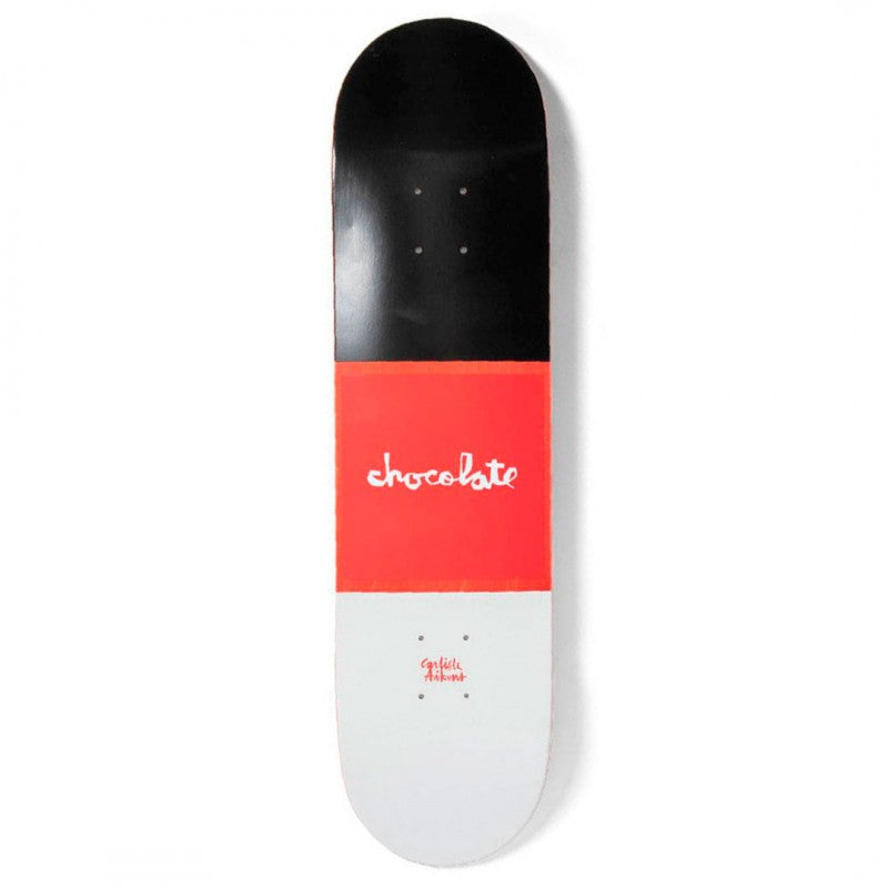 Chocolate Carlisle Aikens Red Square Skateboard Deck 8.0"