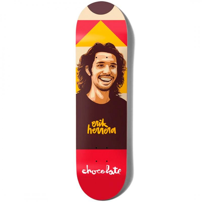 Chocolate Erik Herrera Hecox Portrait Skateboard Deck 8.5"