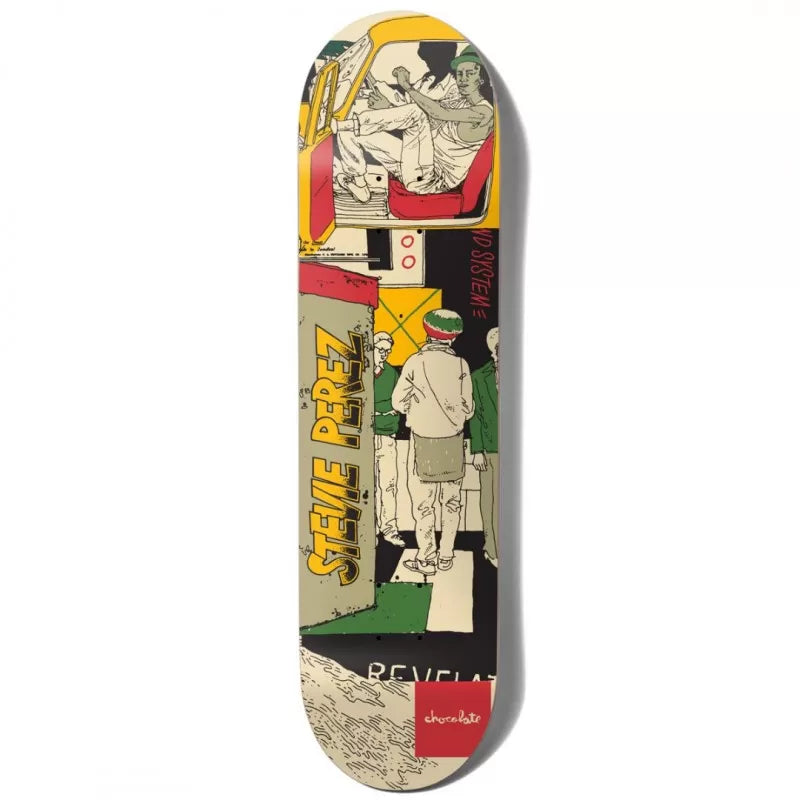 Chocolate Stevie Perez Sound System Skateboard Deck 8.375"