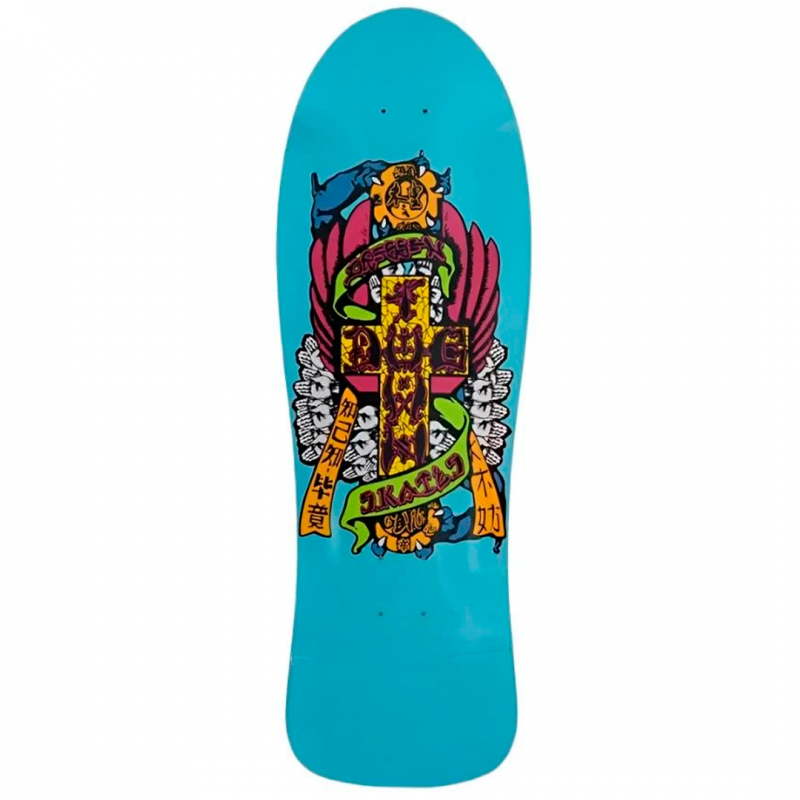 Dogtown Eric Dressen Hands Blue Skateboard Deck 10.125"