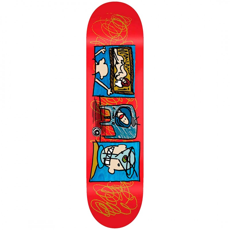 Foundation Television Blue Skateboard Deck 8.5"