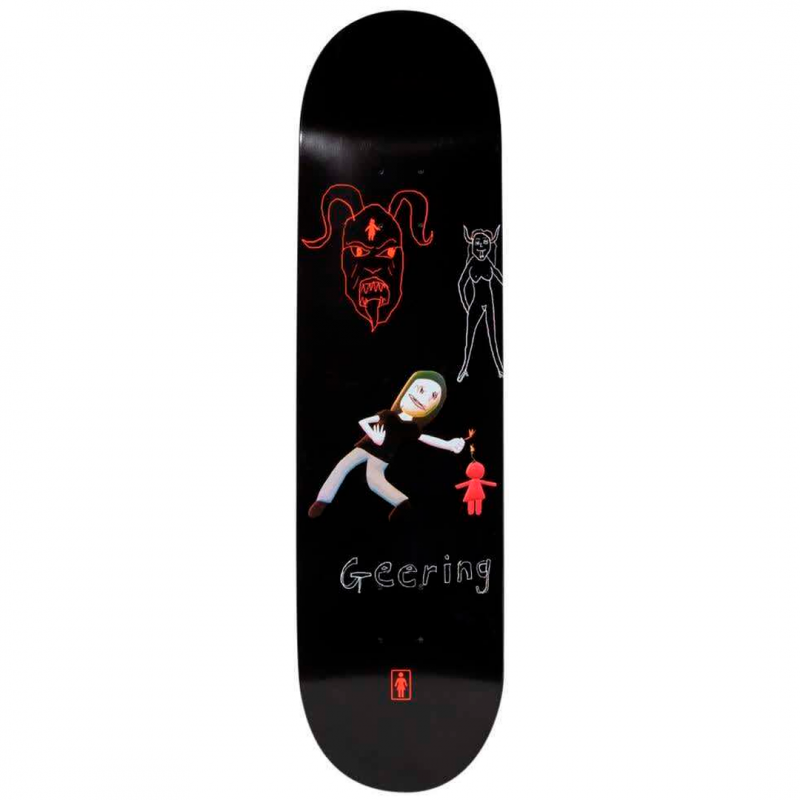 Girl Breana Geering One Off Skateboard Deck 8.5"