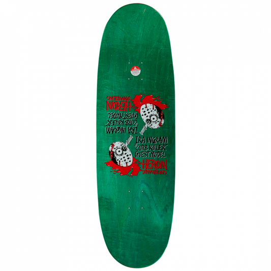Heroin Curb Killer 6 Symmetrical Egg Skateboard Deck 10.0"