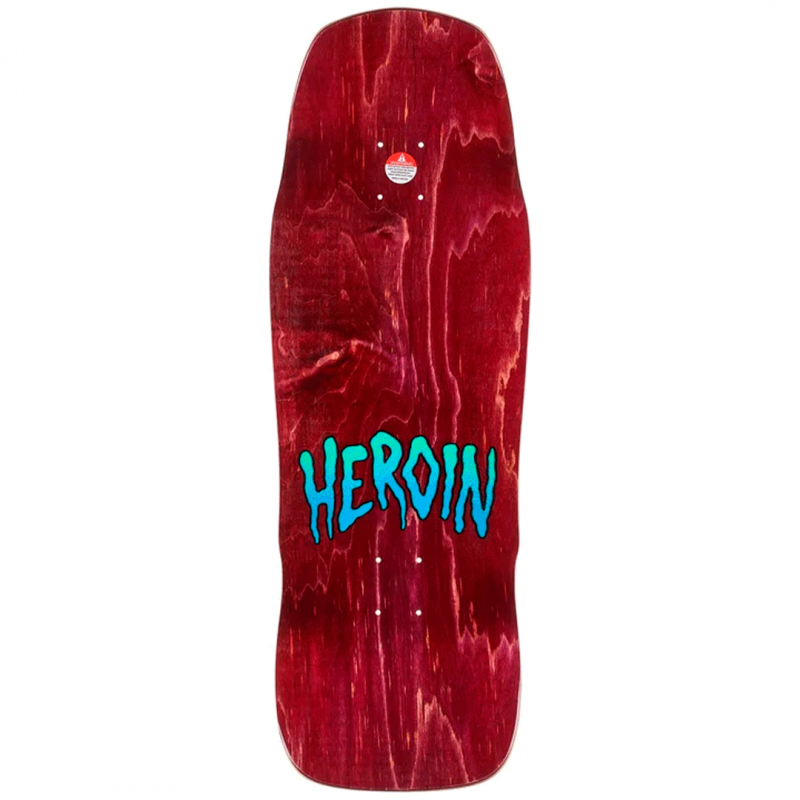 Heroin Holo Mutant Eyeballer Foil Skateboard Deck 10.25"