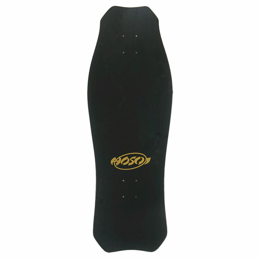 Hosoi OG Hammerhead Matte Black Gold Skateboard Deck 10.5"