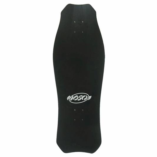 Hosoi OG Hammerhead Matte Black Silver Skateboard Deck 10.5"