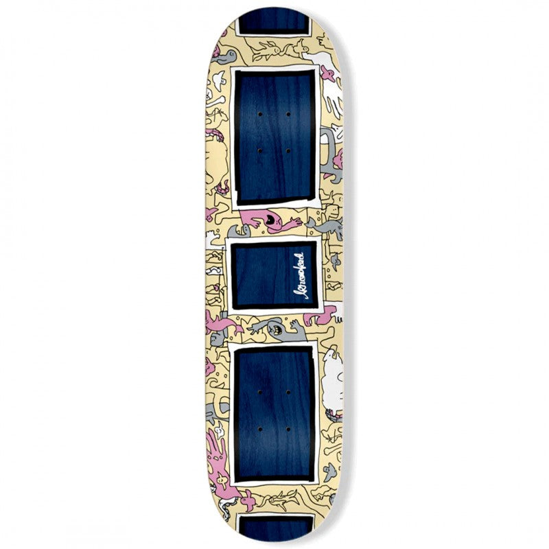 Krooked Framed Up Blue Skateboard Deck 8.125"