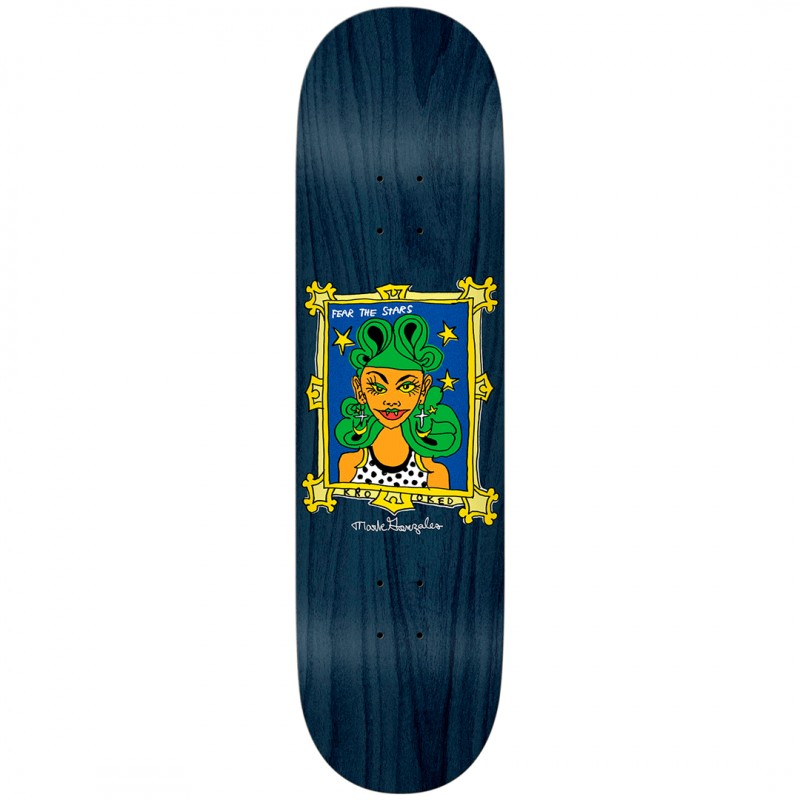 Krooked Mark Gonzales Fear Skateboard Deck 8.5"