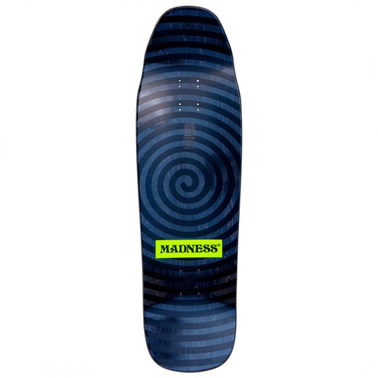 Madness Halftone Son Green Swirl Skateboard Deck 9.5"