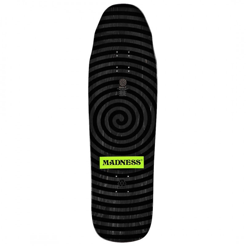 Madness Son Black Holographic R7 Skateboard Deck 9.5 "