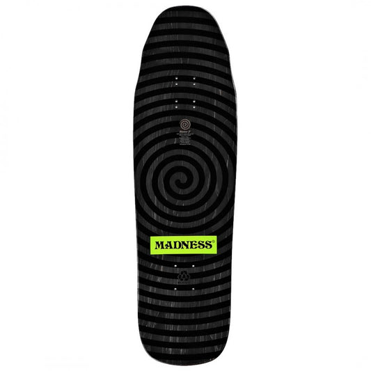 Madness Son Black Holographic R7 Skateboard Deck 9.5"