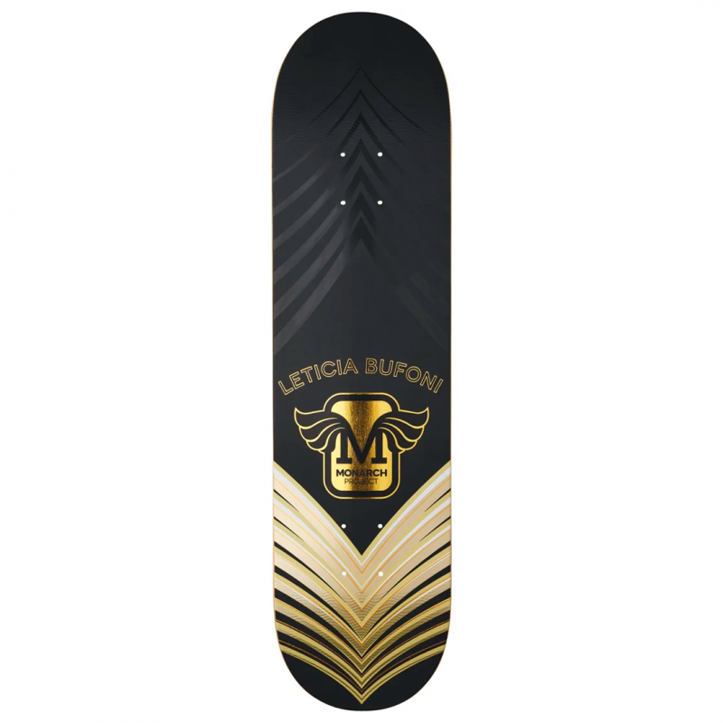 Monarch Leticia Bufoni Horus Gold R7 Skateboard Deck 8.0 "