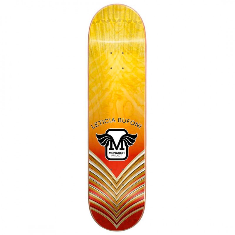 Monarch Leticia Bufoni Horus Gradient Orange Skateboard Deck 8.0 "