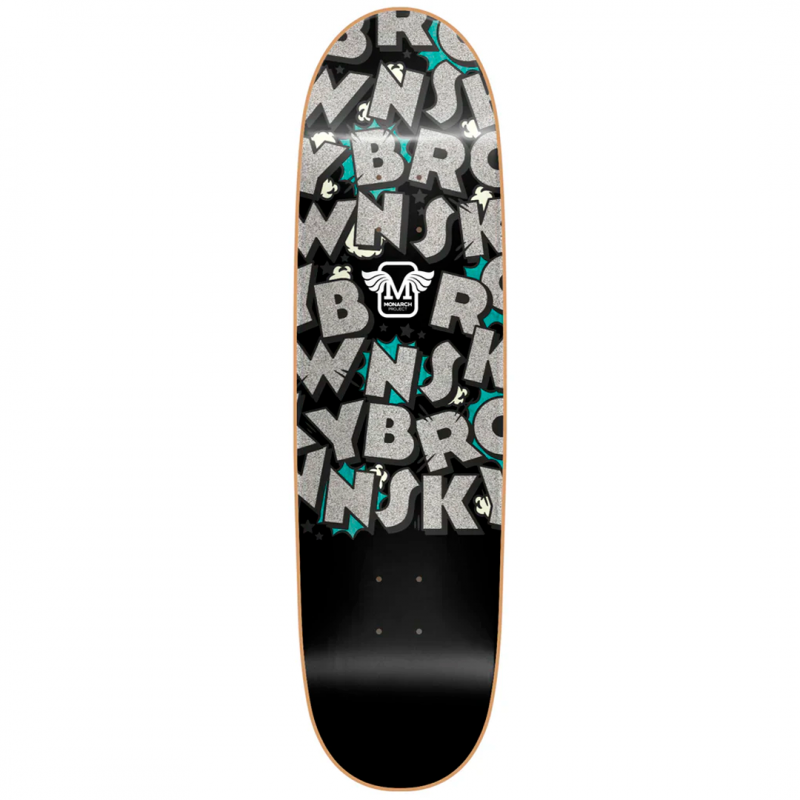 Monarch Sky Brown Rialto Rounded R7 Skateboard Deck 8.5"