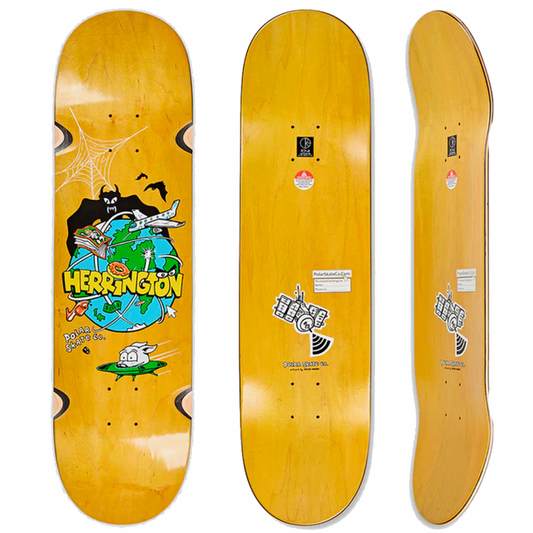 Polar Aaron Herrington Planet Herrington Weel Well Skateboard Deck 8.5''