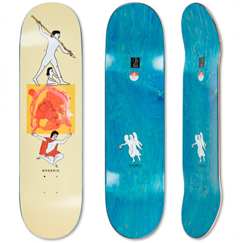 Polar Nick Boserio Family Cream Skateboard Deck 8.375"