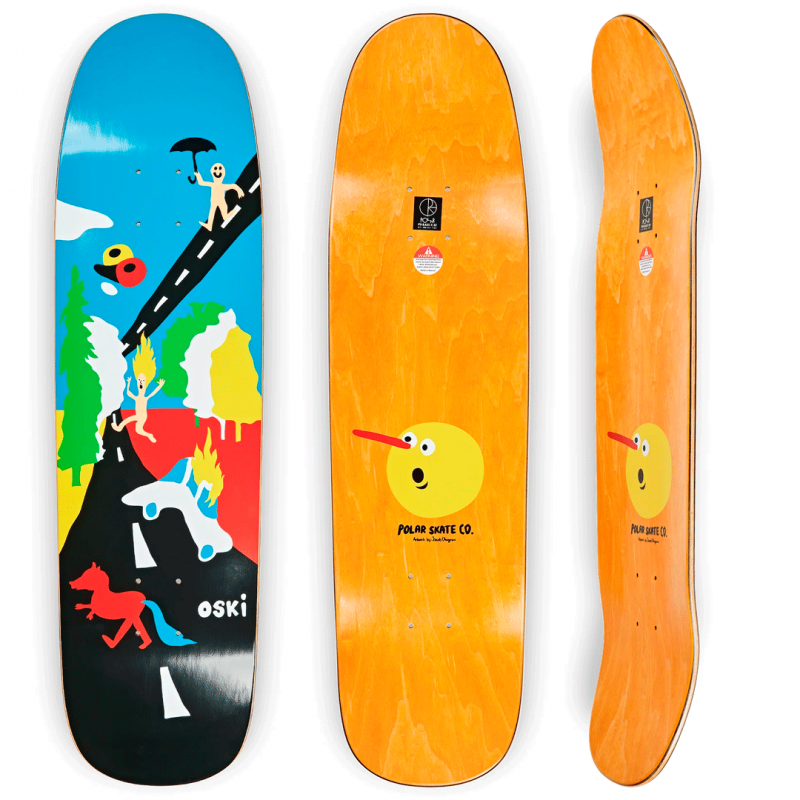 Polar Oskar Rozenberg Beautiful Day P9 Skateboard Deck 8.625"