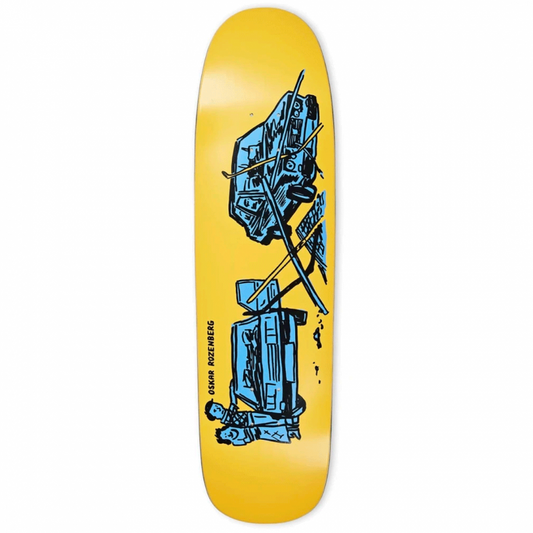 Polar Oskar Rozenberg Drivers License Yellow P9 Skateboard Deck 8.625"