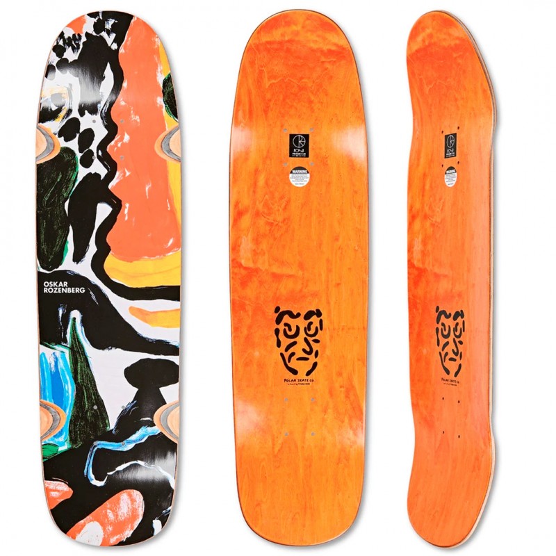 Polar Oskar Rozenberg Facescape Wheel Wells P9 Skateboard Deck 8.625"