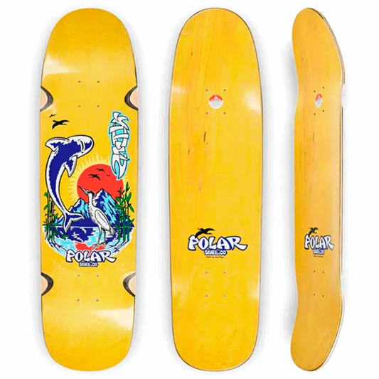 Polar Shin Sanbongi Mt. Fuji Wheel Wells P9 Skateboard Deck 8.625"