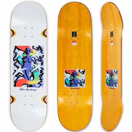 Polar Shin Sanbongi Queen Wheel Well Skateboard Deck 9.0"