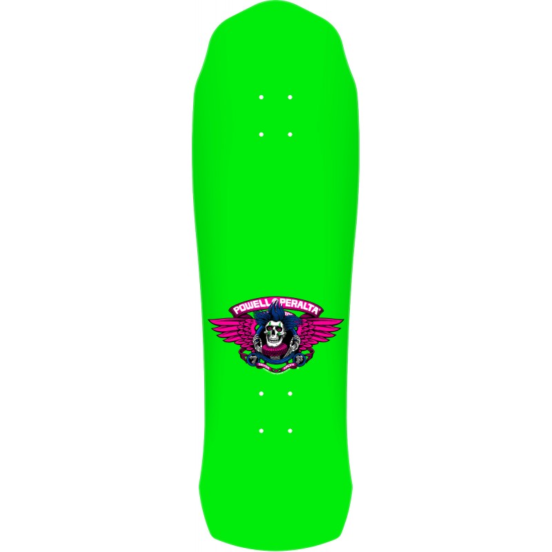 Powell Peralta Flight® Chris Hiett Skull Green Skateboard Deck 9.5"