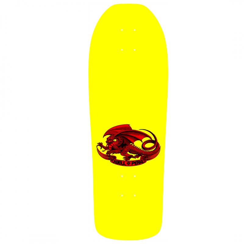 Powell Peralta Claus Grabke Yellow Skateboard Deck 10.25"