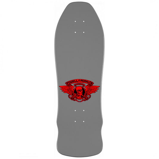 Powell Peralta Geegah Skull and Sword Silver 9.75" Skateboard