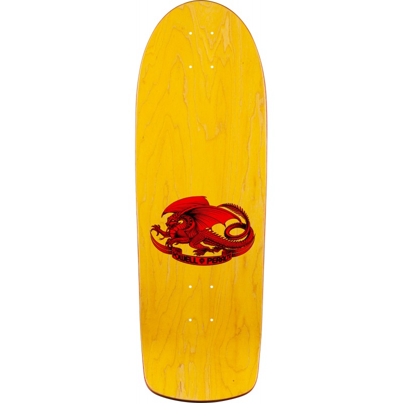 Powell Peralta OG Mike Mcgill Skull & Snake Rasta Fade Skateboard Deck 10"