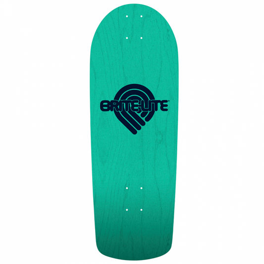 Powell Peralta OG Snub Ray Rodriguez Skull & Sword Teal Stain Skateboard Deck 10"