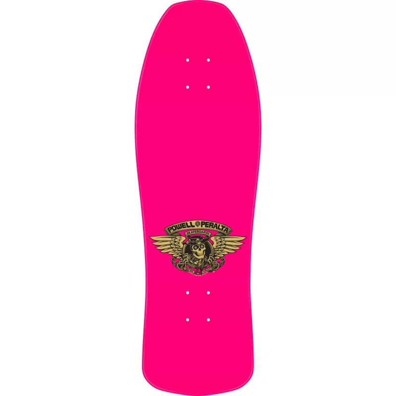 Powell Peralta Ray Underhill Cross Pink/Gold Foil Skateboard Deck 9.9"
