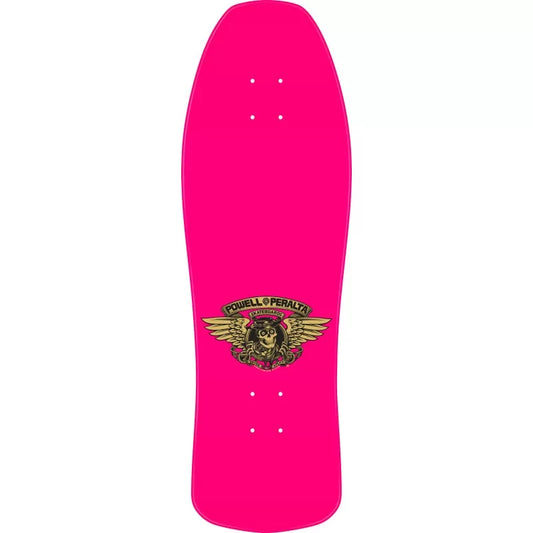 Powell Peralta Ray Underhill Cross Pink/Gold Foil Skateboard Deck 9.9"