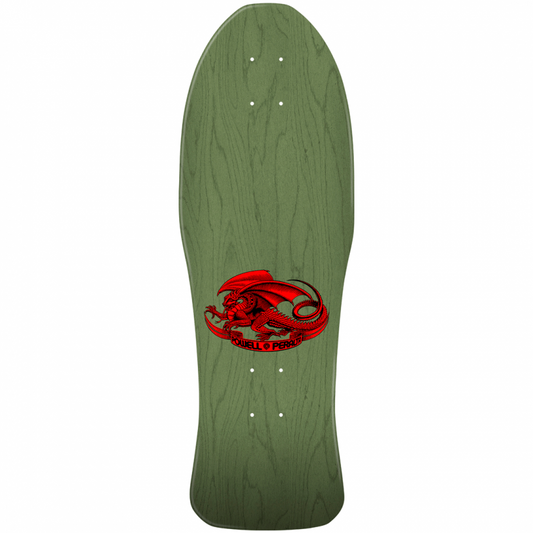 Powell Peralta Steve Caballero Chinese Dragon Sage Green Skateboard Deck 10"