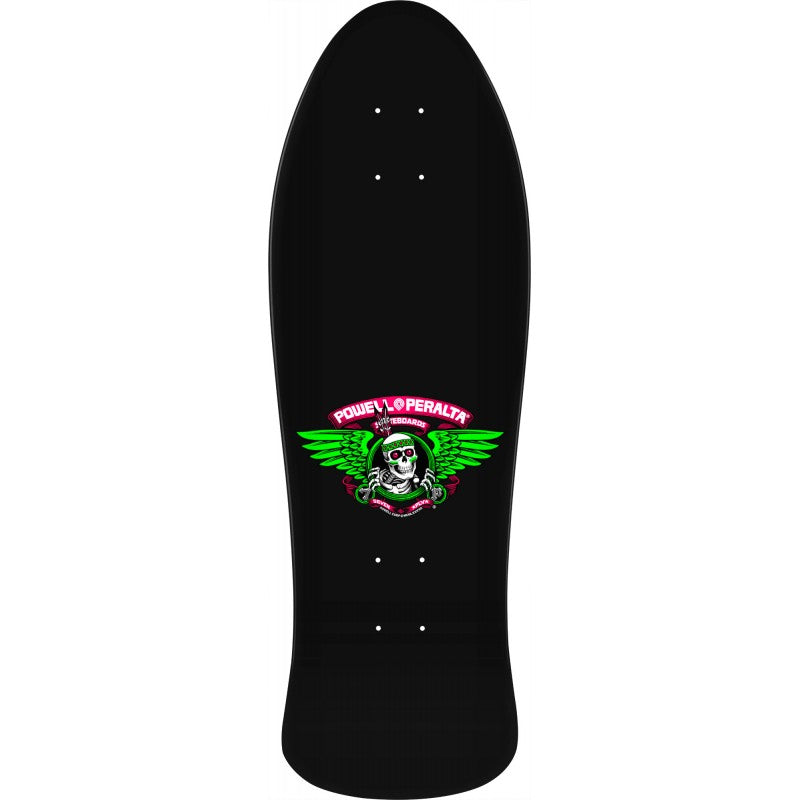 Powell Peralta Steve Saiz Totem Blacklight Skateboard Deck 10"