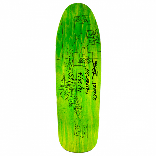 Prime Jeremy Henderson Pocket Pistols Mark Gonzales Art Skateboard Deck 9.88"