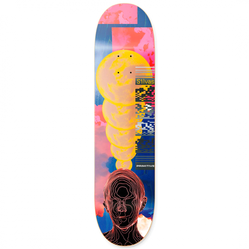 Primitive Miles Silvas Eclipse Skateboard Deck 8.25 "