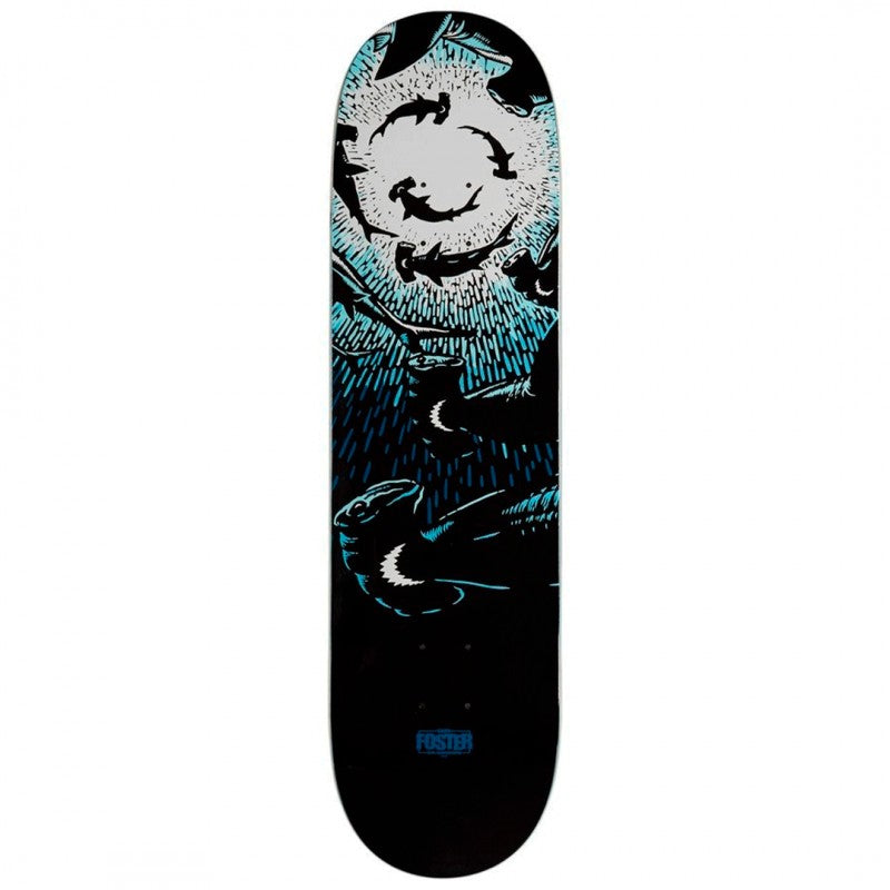 Real Cairo Foster Hammerhead Black Skateboard Deck 8.25"
