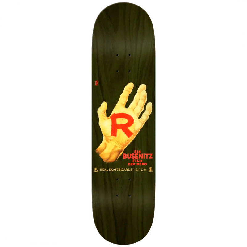 Real Dennis Busenitz Noir Skateboard Deck 8.28"