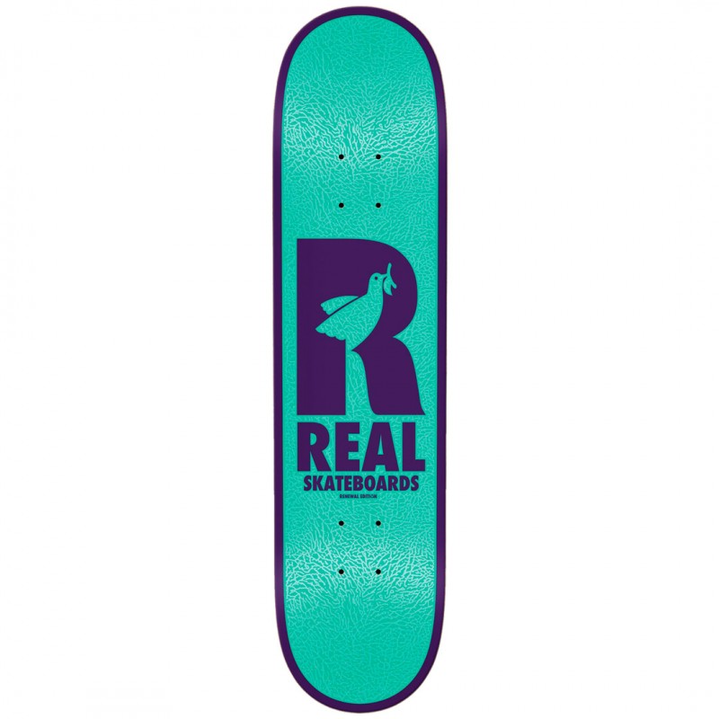 Real Renewal Doves Teal Skateboard Deck 8.06"