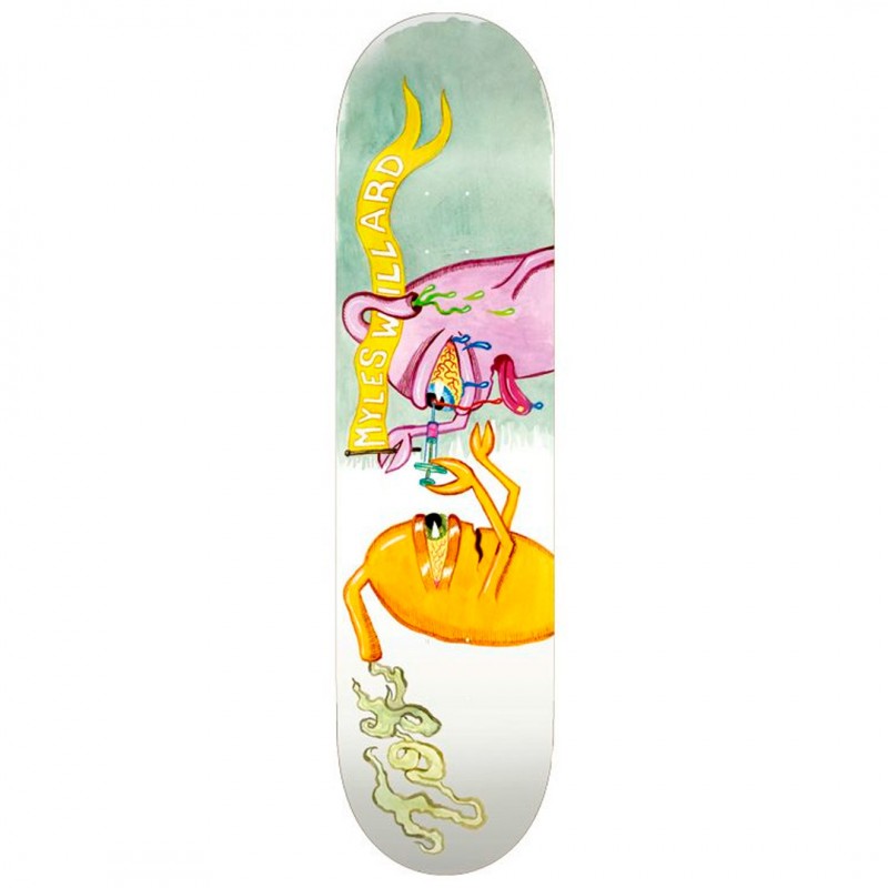 Toy Machine Myles Willard Injection Skateboard Deck 8.5