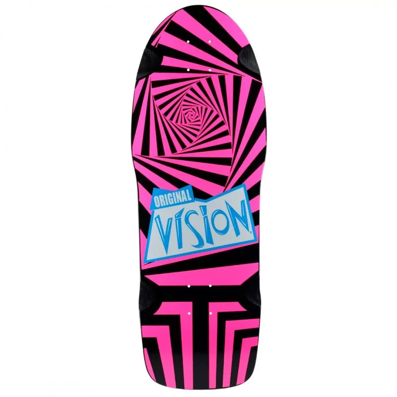 Vision Original Black Pink Old School Skateboard Deck 10"