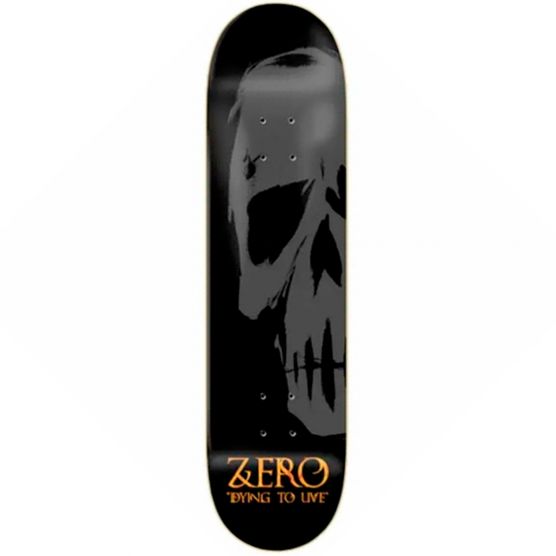Zero Dying To Live Skull R7 Skateboard Deck 8.5"