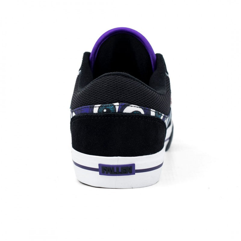 Fallen Patriot Vulc x Heroin Skateboards Shoes - Black