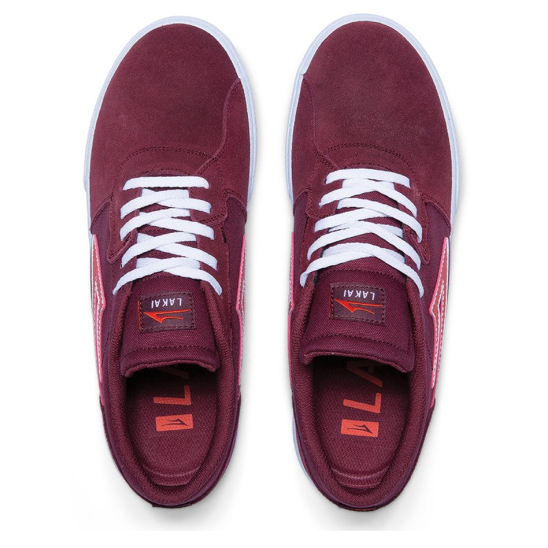 Ténis Lakai Cardiff Suede - Burgundy