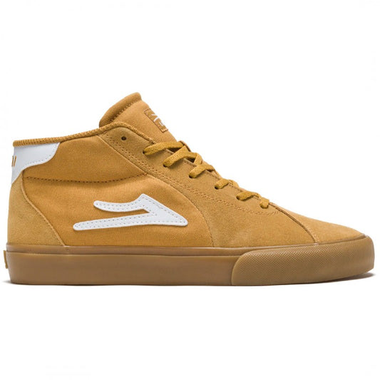 Ténis Lakai Flaco II Mid Suede Castanho