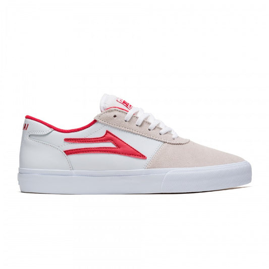 Ténis Lakai Manchester White/Red Suede