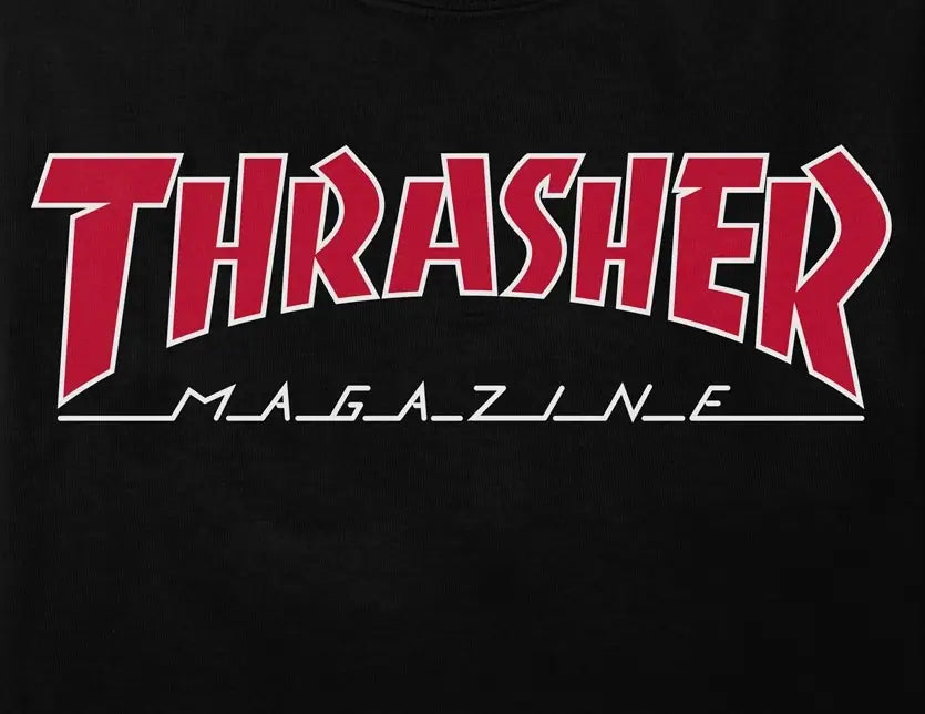 Thrasher Outlined T-shirt - Black